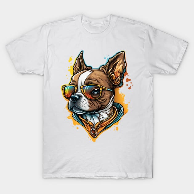 Cool Puppy Dog T-Shirt by GCS Designs